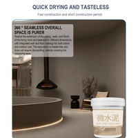 Novato disponible 20kg Microcemento Masilla de pared Revestimiento en polvo más suave Pintura impermeabilizante Spray Cemento blanco Masilla Revestimiento en polvo
