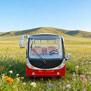 Oferta Especial de Fábrica: Autobús Turístico Eléctrico de Cuatro Ruedas, Estilo Abierto, Colores Personalizables, Sin Puertas - Product Image 5