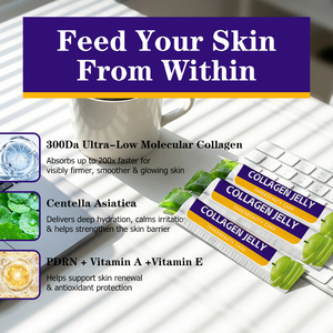 Gelée de Collagène Premium : Booster d'Élasticité, Composants Cutanés Hydratants, Beauté Quotidienne, Délicieusement Enrichi en Centella Asiatica - Product Image 4