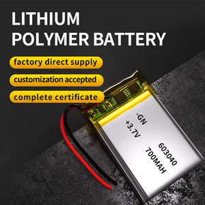 Bán buôn 603040 có thể sạc lại LiPo pin 3.7V Li-polymer pin 700mAh 603040 pin <span class=keywords><strong>lithium</strong></span> polymer - Product Image 2