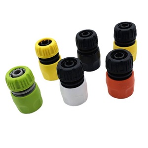 Quick Connect Hose Fittings 1/2 In <b>ABS</b> Plastic Garden Irrigation Water Connector Bulk Hose Adapter Easily Install - Product Image 5