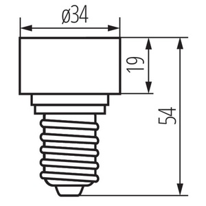Adaptateur d'ampoule E14 à Gu10, convertisseur de base de lampe pour le remplacement de luminaires - Product Image 3