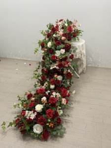 Ghirlanda di Fiori di Seta Personalizzata di Alta Qualità, Centrotavola per Matrimoni, Eventi e Feste in Stile <span class=keywords><strong>Giardino</strong></span> - Product Image 4