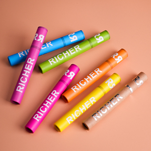 หลอดบรรจุภัณฑ์ทรงกรวยทำจากกระดาษคราฟท์ย่อยสลายได้ เป็นมิตรกับสิ่งแวดล้อม ป้องกันเด็กเปิดได้ รีไซเคิลได้ 100%  หลอดพิมพ์โลโก้ตามสั่งแบบลบลายได้ - Product Image 1