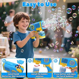<span class=keywords><strong>Kaitong</strong></span> You Toy OEM ODM EPT Vente en gros Mini pistolet à bulles électrique LED à 8 trous en plastique pour enfants de 2 à 14 ans - Product Image 4