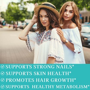 Tabletas de Biotina OEM ODM, Favorecen Uñas Fuertes, Salud de la Piel, Promueven el Crecimiento del Cabello, Apoyan un Metabolismo Saludable - Product Image 3