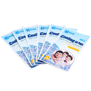 Parche de gel de enfriamiento de tamaño más grande de 6 uds para fiebre comodidad caliente suave dura hasta 10 horas parches de enfriamiento - Product Image 3