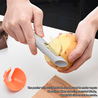 2025 Hete 3-In-1 Multifunctionele Roestvrijstalen Keukengadgets Roterende Dunschiller Fruitsalade Shredder Voor Groenten En Fruit