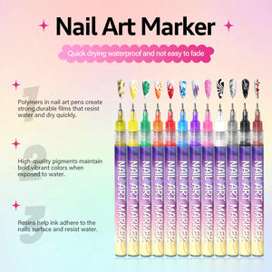 <span class=keywords><strong>Nail</strong></span> Art Graffiti Pen 0.5Mm Borstelen Nagels Diy Sneldrogende Dot Haak Lijn Pen Voor Nagels Art Design Manicure <span class=keywords><strong>Nail</strong></span> Diy Decoratie - Product Image 5