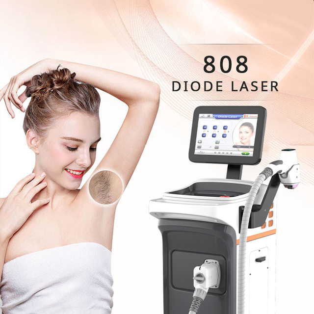 3 Wavelength Woman Diode 755nm 808nm 1064nm Laser Hand Held Laser Body and Face Diode Laser Hair Removal Machine for Clinic