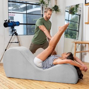 Sillones de Yoga para Adultos, Sillón Ergonómico con Cojín Lumbar y Otomana, Perfecto para Estiramiento y Relajación - Product Image 5