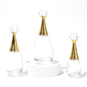 2021 New Aluminum Spray Nozzle 30ml 50ml 100ml Perfume Atomizer Glass Bottle