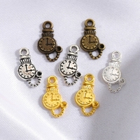 Chaînes d'accessoires de bijoux en alliage DIY - Pendentif montre, bracelet vintage, porte-clés, petit pendentif