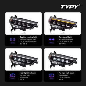Feux de croisement TYPY pour Toyota 4Runner 2014-2020 Lampes de voiture LED Feux de jour Feux de direction dynamiques Accessoires de voiture - Product Image 4