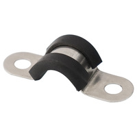 Collier de serrage adhésif en acier inoxydable 304 en forme de U, type F1, pour tuyaux, câbles et irrigation agricole