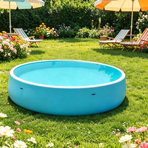 Piscina Inflable con Tecnología Drop Stitch, Tamaño Personalizado, Redonda o Rectangular, Piscina Elevada para Exteriores, Jardín Trasero, para Adultos y Niños, Diversión de Verano - Product Image 3
