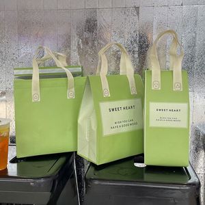Bolsa Térmica de Aluminio y Tela No Tejida Personalizada, de Alta Calidad, a Prueba de Fugas, para Llevar Bebidas y Café, en Oferta - Product Image 4