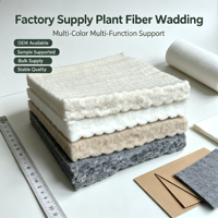 Fibre de polyester recyclable naturelle 15D, ignifuge, douce, sans colle, pour le rembourrage des matelas et des canapés