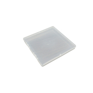 Square Flat Transparent Plastic <b>Storage</b> <b>Box</b> 13.5x13.5x1.8cm For <b>Document</b> Certificate Hardware Spare Parts - Product Image 5