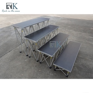 เวทียกพื้นทรงสี่เหลี่ยม อลูมิเนียม สำหรับคอนเสิร์ต เวทีเคลื่อนที่ ลดราคา - Product Image 3