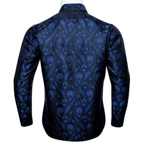 High Quality Custom Design Autumn Poplin Formal Casual Fashion Slim Fit Street Wear Long Sleeve <b>Men</b> Plus Size <b>Dress</b> Shirts - Product Image 3