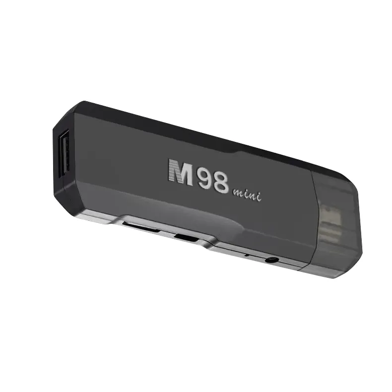 Smart M98 Android 12 WiFi 2,4G 5G Dual Band Bluetooth 4K TV Stick 8G 16G Android TV Box Stick портативный плеер