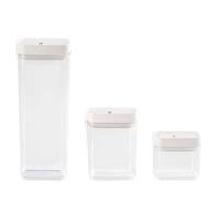 Conteneur de réfrigérateur transparent multifonctionnel en PP moulé par injection avec préservation de la fraîcheur, boîte alimentaire portable en plastique de 3 à 6 L