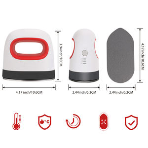 Presse à chaud miniature portable avec revêtement céramique sec pour un chauffage uniforme, arrêt automatique, trois modes et conception à ressort - Product Image 3