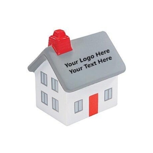 Jouets promotionnels personnalisés en forme de maison, boule anti-stress en PU en forme de chalet - Product Image 4