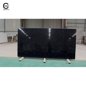 Yunfu nhà máy chất lượng cao màu đen calacatta Đá Nhân Tạo siêu Jumbo Kích thước nhà bếp Countertop Vanity Tops bảng Tops - Product Image 1
