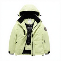 Veste d'hiver 3-en-1 de haute qualité, imperméable, coupe-vent, respirante, anti-humidité, grande taille, pour la chasse, le camping et le ski, avec fermeture éclair