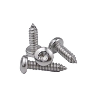 Vis autotaraudeuses à tête bombée Torx à 6 lobes en acier inoxydable 304 316 DIN7981TX ST2.9 3.5 3.9 4.2 4.8 5.5 6.3