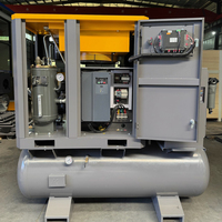 Compresseur d'air industriel chinois 4-en-1 à vitesse variable avec sécheur et réservoir d'air pour l'injection plastique et le soufflage