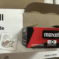 Batería de Óxido de Plata MAXELL 364 371 377 395 1.55V, Venta al por Mayor de Pilas de Botón para Electrónica de Consumo