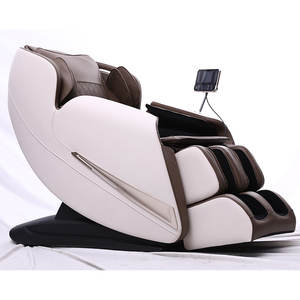 Poltrona massaggiante moderna in cuoio profondo Beige, sedia elettrica 8D, per tutto il corpo con riscaldamento a gravità Zero - Product Image 4