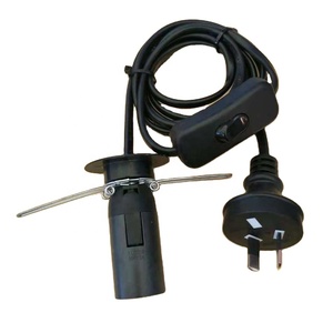 E12/E14 EU/UK/US cắm Mặt dây chuyền Muối Đèn Dây cáp Set với ON/OFF hoặc Dimmer chuyển đổi vít phong cách - Product Image 1