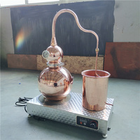 Micro moonshine équipement de distillation, pot de distillation, alambic en cuivre, casque d'oignon, distillation, whisky, vin