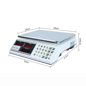 เครื่องชั่งน้ำหนักอิเล็กทรอนิกส์ Veidt รุ่น ACS-A9 สำหรับร้านค้าปลีก  ชั่งได้ 40 กก. ความละเอียด 2 กรัม  แบบดิจิตอล - Product Image 5