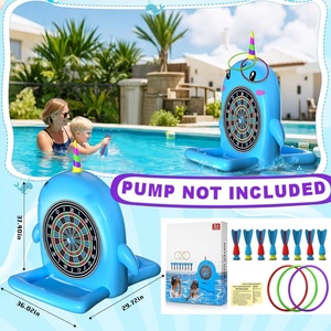 Jeu de fléchettes flottant gonflable en PVC pour l'eau, 36,02*29,72*37,4 pouces, idéal pour les fêtes d'été en famille, cadeau d'anniversaire pour enfants, adolescents et adultes - Product Image 4