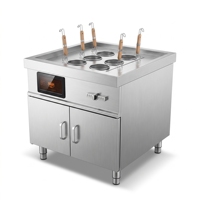 Cuiseur à nouilles électrique automatique multi-paniers en acier inoxydable de qualité supérieure pour restaurants