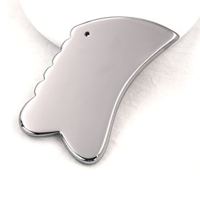 เครื่องมือดูแลผิวเครื่องนวดหินกัวซาเทราเฮิรตซ์ทรงครีบฉลามออกแบบโลโก้ได้ตามต้องการ - Product Image 4