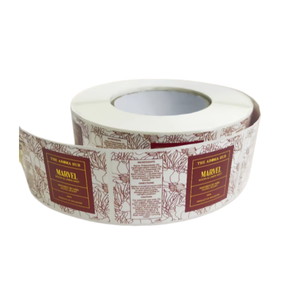 Biodegradable Custom-printed Gold Foil <b>Labels</b> for Luxury <b>Waterproof</b> Packaging Bottles Suitable for Food And Cosmetic Stickers - Product Image 5