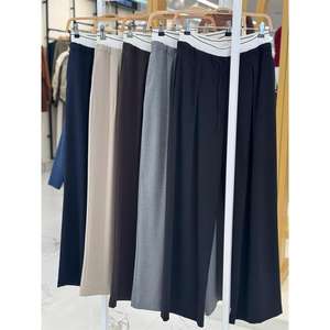 Pantalon droit Sobe taille mi-haute élastique confortable pour femme noir - Product Image 2