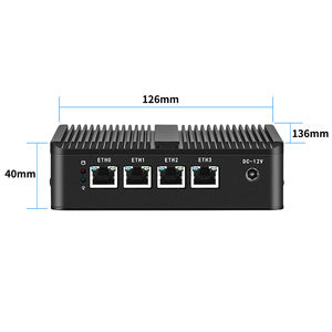 Mini PC Firewall Pfsense Robusto OEM, <span class=keywords><strong>CPU</strong></span> Intel Industrial, Pantalla Dual, DDR3, SSD, Sin Ventilador, 4 Puertos LAN, <span class=keywords><strong>Computadora</strong></span> Portátil - Product Image 6