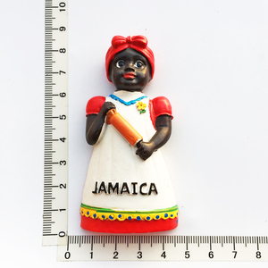 Giamaica Souvenir regali personalizzati della bandiera della Giamaica mappa del frigorifero distintivo Jamaicans Dance Reggae resina aborigena magnetici Jamaica magneti - Product Image 3