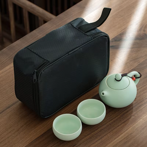 Set <span class=keywords><strong>da</strong></span> Tè in Ceramica Cinese Personalizzato Promozionale con Teiera e 2 o 4 Tazze, Confezione Regalo, Design Portatile, Vendita all'Ingrosso a Prezzo di Fabbrica - Product Image 5