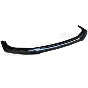 3PCS GR STYLE for Honda Civic 2016-2021 10 Gen FK7 Hatchback SI 2&4 Door Car Front Bumper Spoiler <b>Splitter</b> Glossy Black - Product Image 6