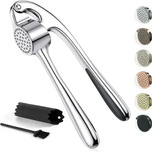 Novo design alho triturador Mincer Alho Peeler Aço Inoxidável Alho Imprensa para Gadgets De Cozinha