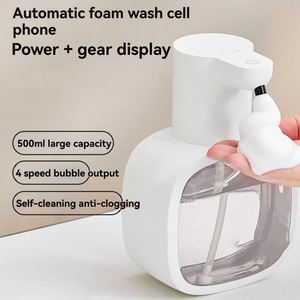 Distributeur de savon automatique sans contact rechargeable 500 ml, 3 niveaux, mural, moussant, pour la maison, best-seller - Product Image 3