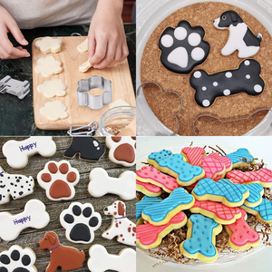 Varias formas Cortadores de galletas <span class=keywords><strong>para</strong></span> <span class=keywords><strong>perros</strong></span> FDA 430 Molde de galletas de acero inoxidable <span class=keywords><strong>para</strong></span> <span class=keywords><strong>perros</strong></span> Gato Golosinas caseras - Product Image 4